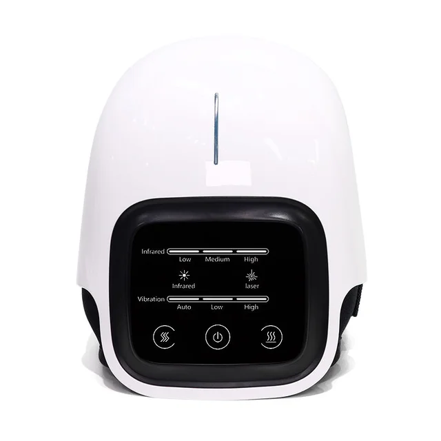 Smart cordless knee massager with vibration for joint relief.