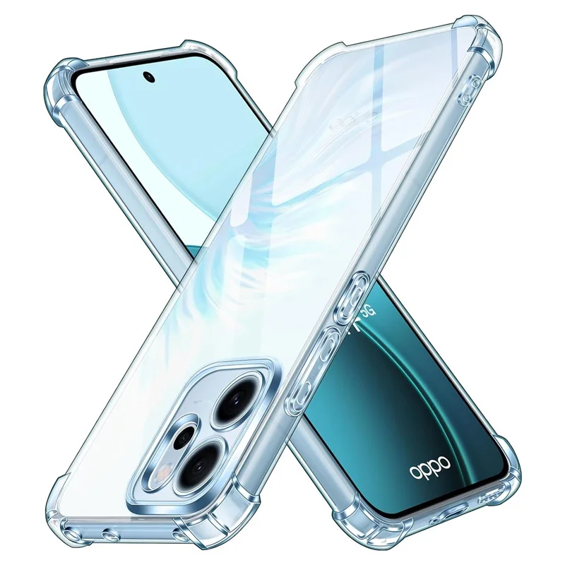 Anti-Yellowing Transparent TPU Soft Case with Camera Protection
