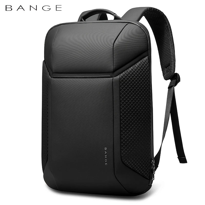 

BANGE 15.6-inch Laptop Business Waterproof Men's Backpack External USB Charging Port Separate Computer Compartment