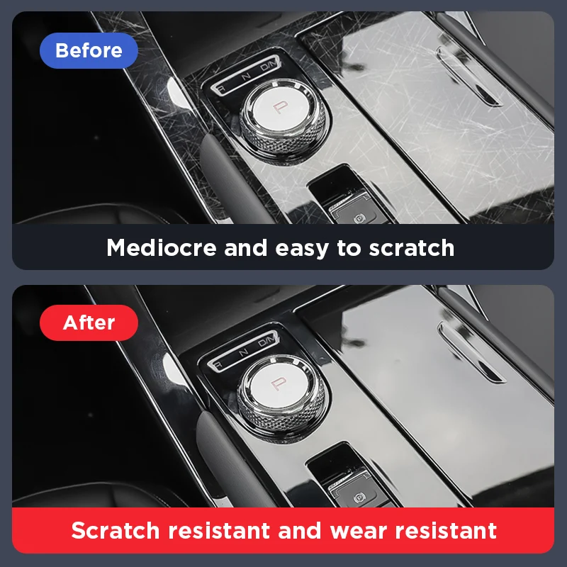 For CHERY TIGGO 8 Pro Max 2022 2023 Car Interior Gearbox Panel Anti-Scratch  Protective Cover Repair Transparent Film Accessories