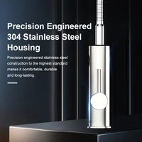 Briwellna-Robinet chauffe-eau instantané 2 en 1, en acier inoxydable, sans réservoir, avec bec universel, 220V 3