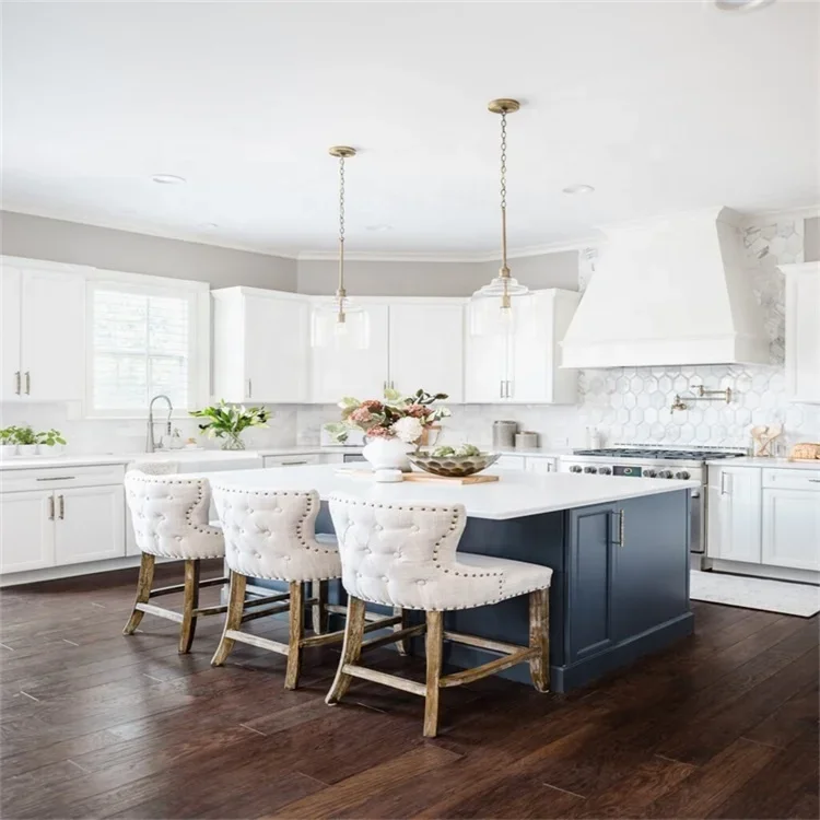 Rta Kitchen Cabinet Matte Original Wooden Kitchen Island Modern Column Shaker Style Countertop