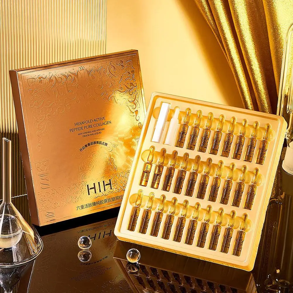 

Hyaluronic Acid Facial Essence Polypeptide Anti-Wrinkle Firming Facial Lift Rapid Absorption Pure Collagen Skin Care Product Set