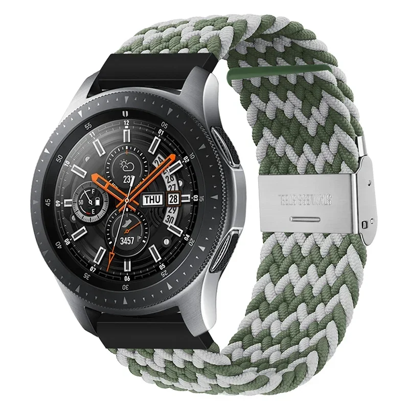 Nylon Braid Elastic Solo Loop Strap - 20mm/22mm
