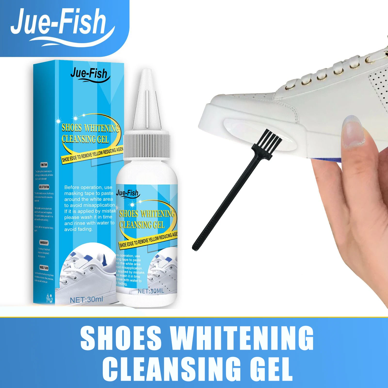 White Shoes Cleaner Shoe Polish Cleaning Tools Shoe Brush Sneakers