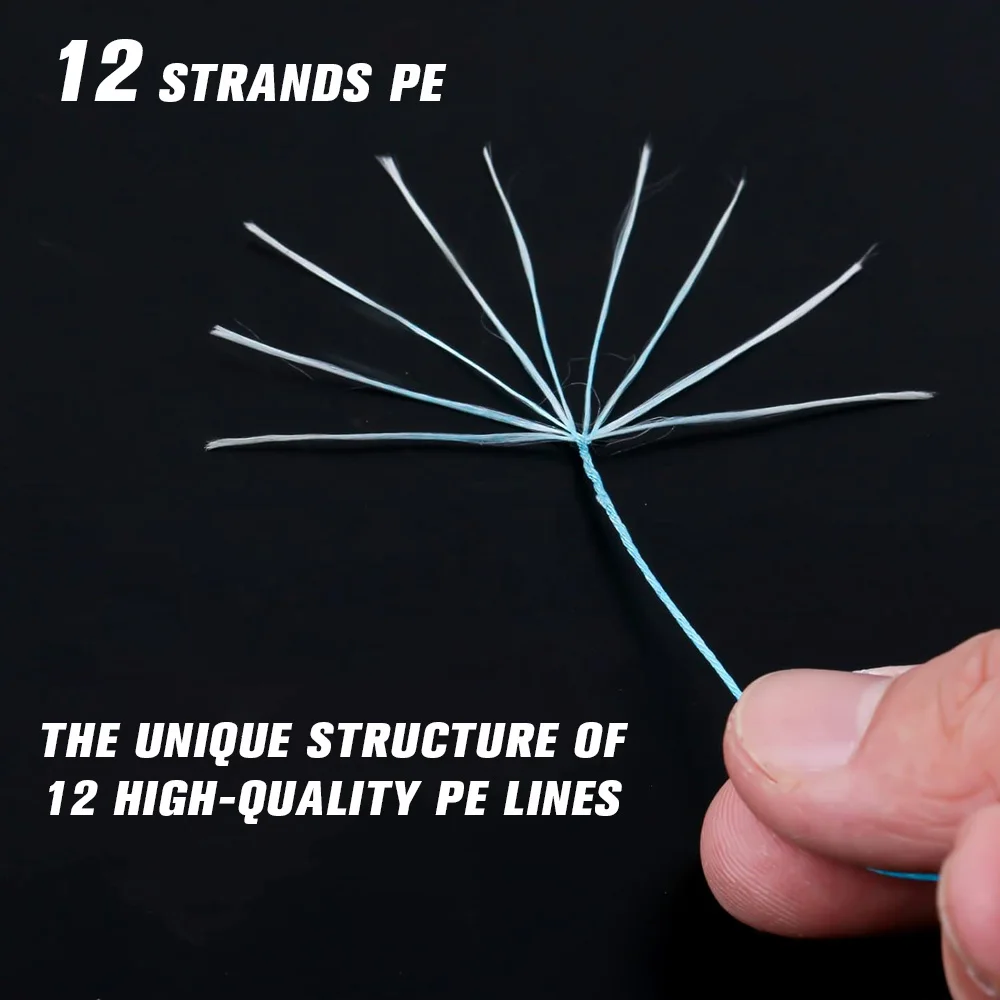 ZUKIBO 12 Strands Braided Fishing Line High Quantity Japan Multifilment PE Line Super Strong X12 Smooth Durable Fishing Fishing Line