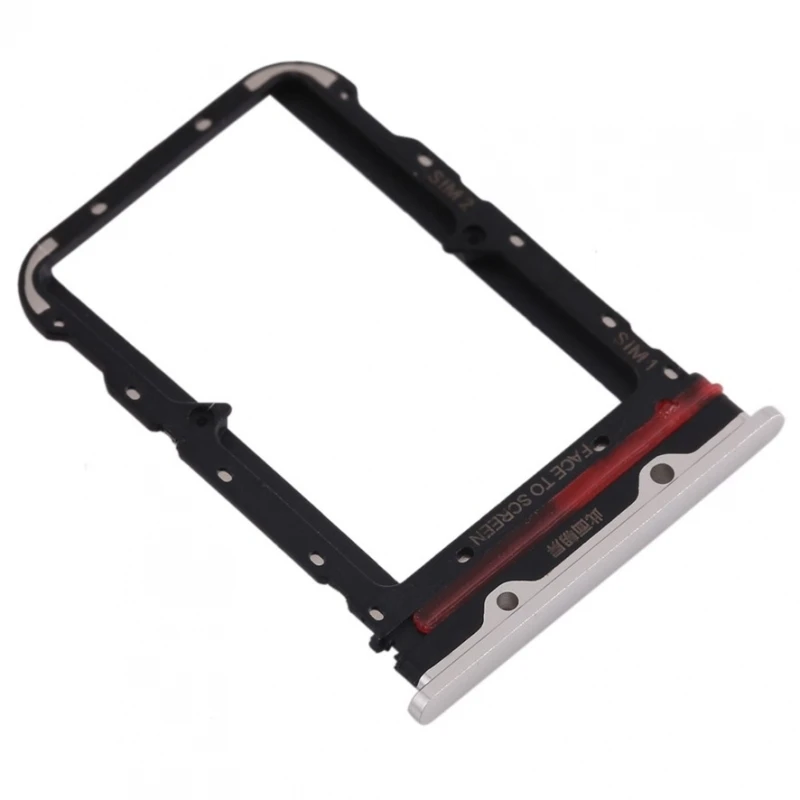 Vassoio Sim Per Xiaomi Mi Note 10 Lite Adattatore Per Scheda Laterale Bianco Ghiacciaio # Xiaomi Mi Note 10 Lite (Muslimah)