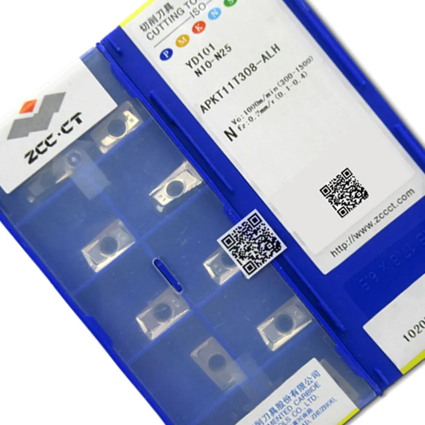 ZCC.CT APKT11T304-ALH YD101/APKT11T308-ALH YD101/APKT11T304-ALH YD201/APKT11T308-ALH YD201 CNC 카바이드 인서트 10개/박스