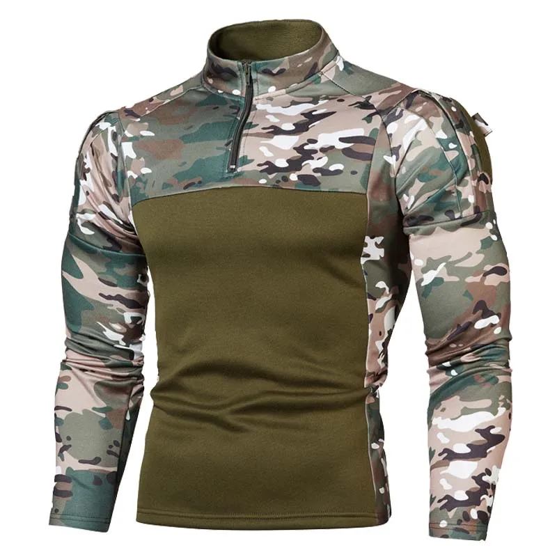 

Рубашка мужская камуфляжная, армейская Военная Тактическая уличная одежда Мультикам в стиле СССР для страйкбола, пейнтбола, охоты