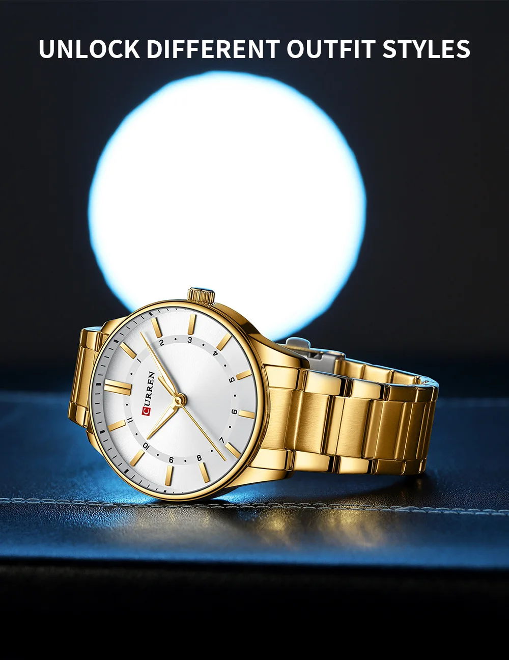 CURREN 8430 Elegant Men's Quartz Watch