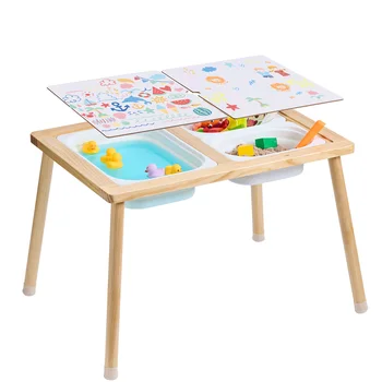 Wooden Sensory Activity Table 1