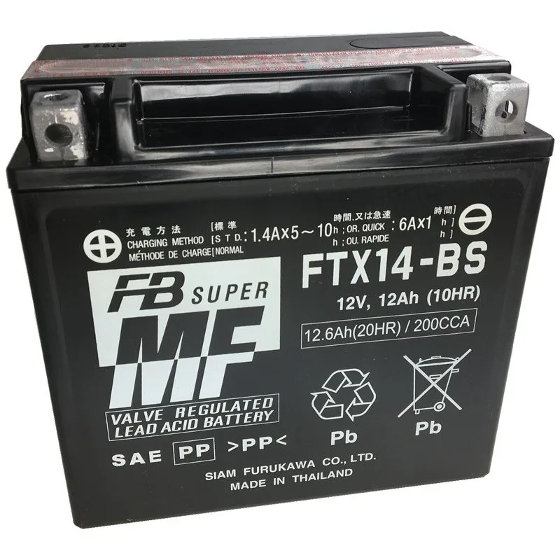 Furukawa Batteria Ftx14-Bs / Ytx14-Bs