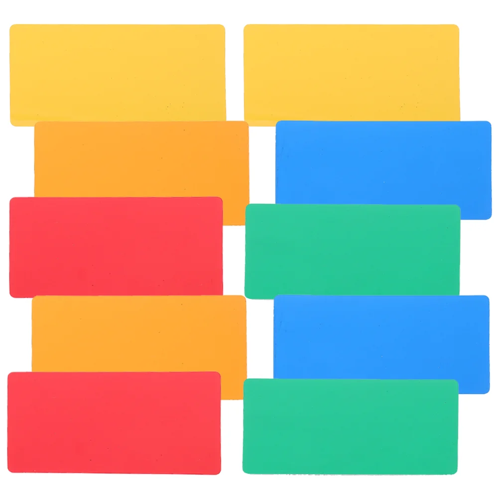 

10 шт. магнитные стираемые этикетки, магнитные этикетки для белой доски, стираемые маркеры, наклейки, сухие цветные вкладки для записей