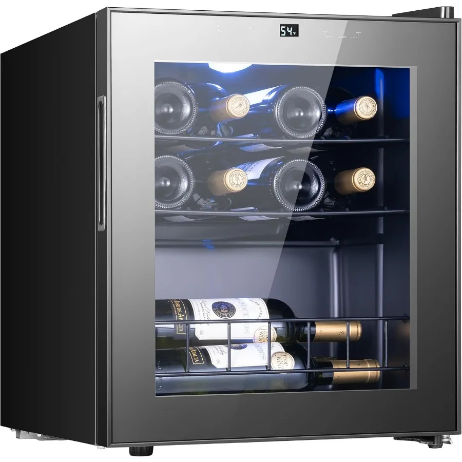 12 Bottle Wine Cooler with Glass Door