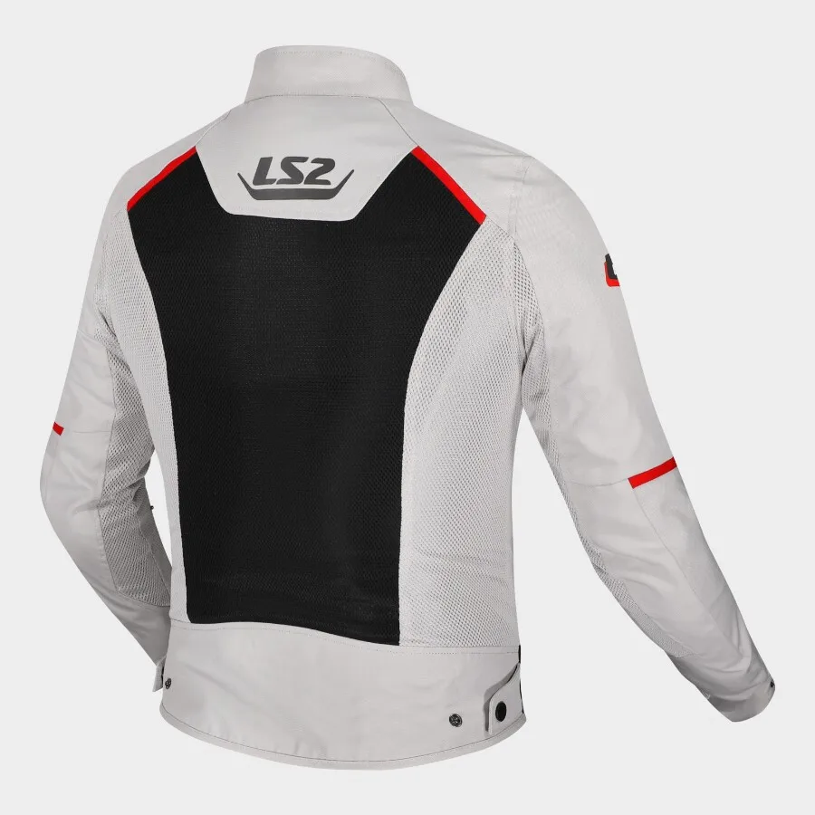 Ls2 MJ176 여름 오토바이 재킷 Ls2 메쉬 통기성 오토바이 라이딩 재킷 경량 CE Ls2 Chaqueta Moto Hombre Chaqueta