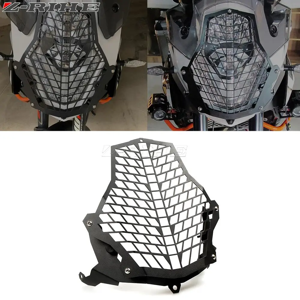 

Motorcycle Headlight Grill Protection Guard Cover Protector For 1190AdventureR 2013-2018 1190ADV R 2017 2016 2015 2014 1190 ADV