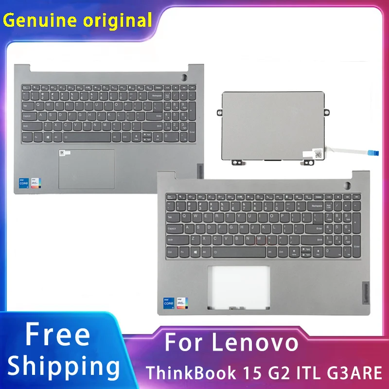 

New For Lenovo ThinkBook 15 G2 ITL G3ARE Replacemen Laptop Accessories Keyboard And Touchpad With Backlight Keyboard