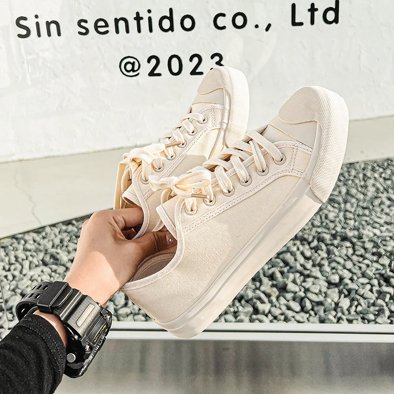 sneakers men's Vulcanize Shoes White Women Running Spring Autumn Fashion Breathable Lace-Up Casual Sneakers Zapatos De Mujer 4