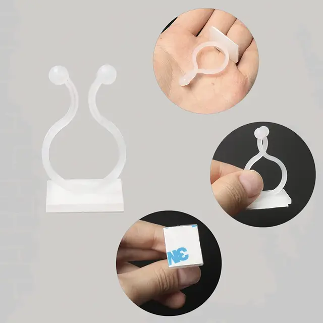 Növényi Hegymászó Fali Klipek Szőlőcsathorog Rögzített Csat Hook Plant Stent Láthatatlan Szőlőmászó Konzol - Image 3