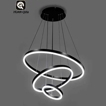 Warm Light LED Pendant Chandelier Adjustable Indoor Lighting High Brightness Decor Ornament for Dining Bar Living Room Shop 2