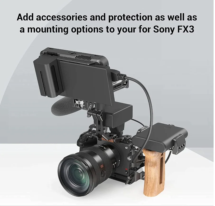 履き心地◎ スモールリグ SR FX3/FX30用 ハーフケージキット SONY