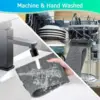30Inch Silicone Faucet Mat Sink Splash Guard Large Size Faucet Drain Drying Pad Countertop Protector for Bathroom Kitchen 5