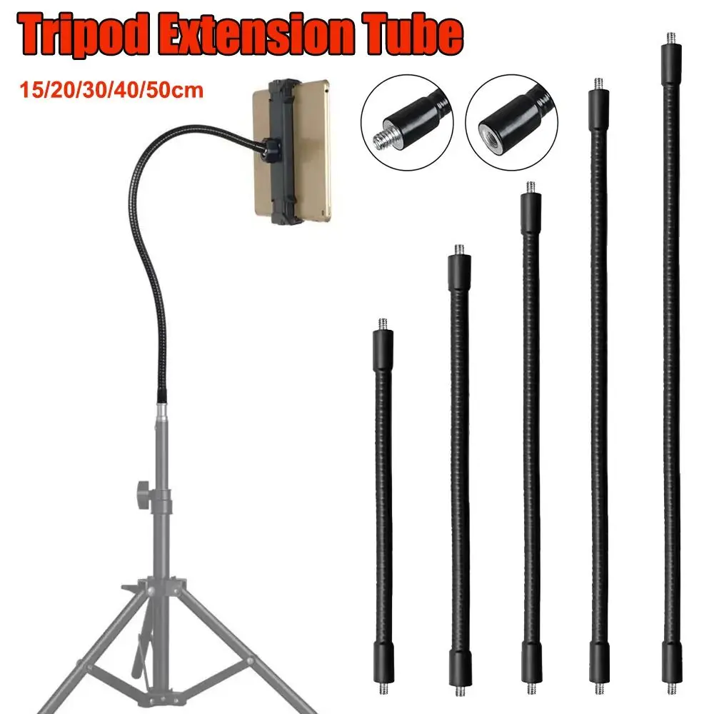 Metal Monopod with Flexible Tripod Extension and Lightweight Pole Extender