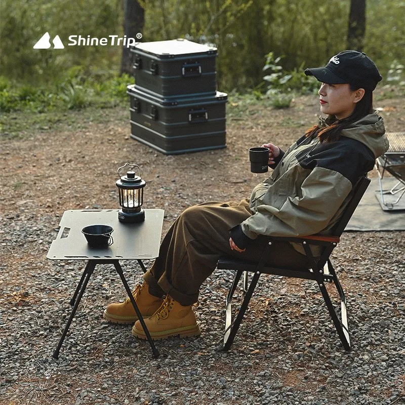 Shinetrip-超軽量折りたたみ式屋外チェア,絶妙なキャンプ,戦術的