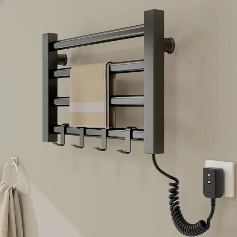 ราวแขวนผ้าเช็ดตัวไฟฟ้าแบบทำความร้อนเร็ว พร้อมเทอร์โมสตัท สำหรับใช้ในบ้าน โรงแรม และห้องน้ำ อุปกรณ์เสริมในห้องน้ำ 1