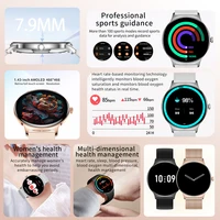 New For HUAWEI Ultra Thin AMOLED Smart Watch Women Health Monitor Skin-friendly Alloy Body Always Display Time BT Calling Clock 2