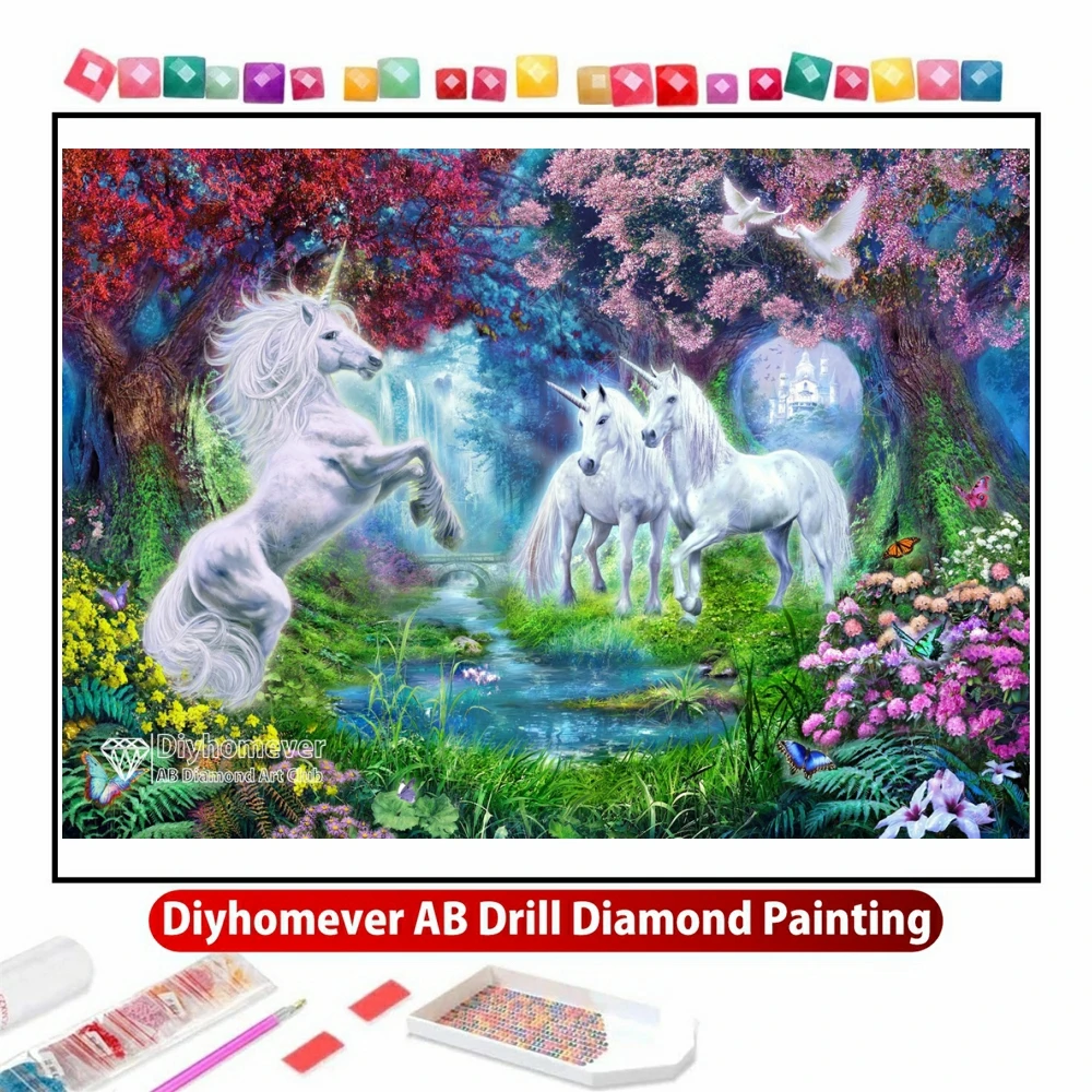 5D DIY Diamond Painting Animals Horse Embroidery Mosaic Pictures Full Drill  Cross Stitch Handicrafts Kit Living Room Decor Gifts - AliExpress