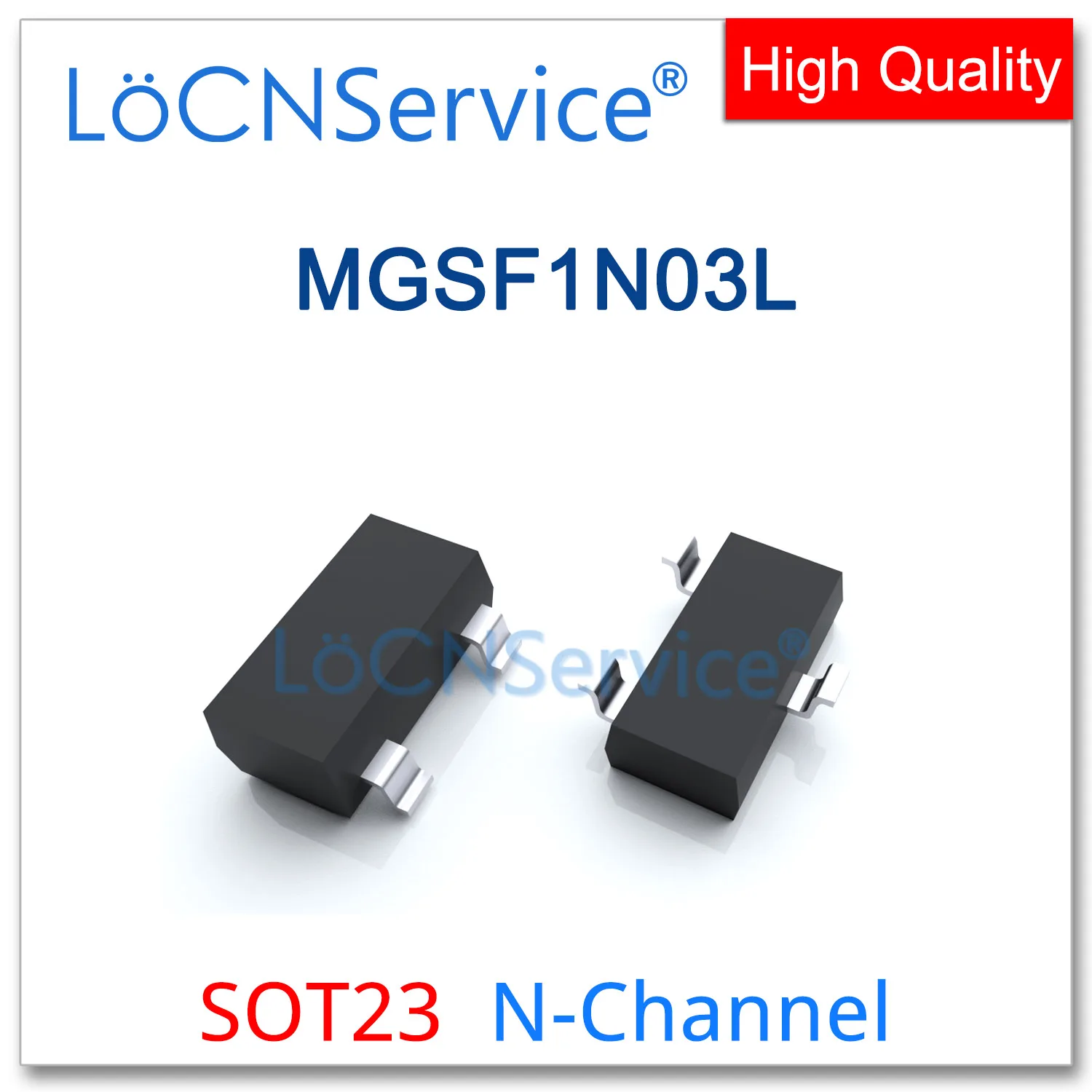 

LoCNService 3000PCS MGSF1N03L SOT23 N-Channel 20V 30V High quality Made in China MGSF 1N03L