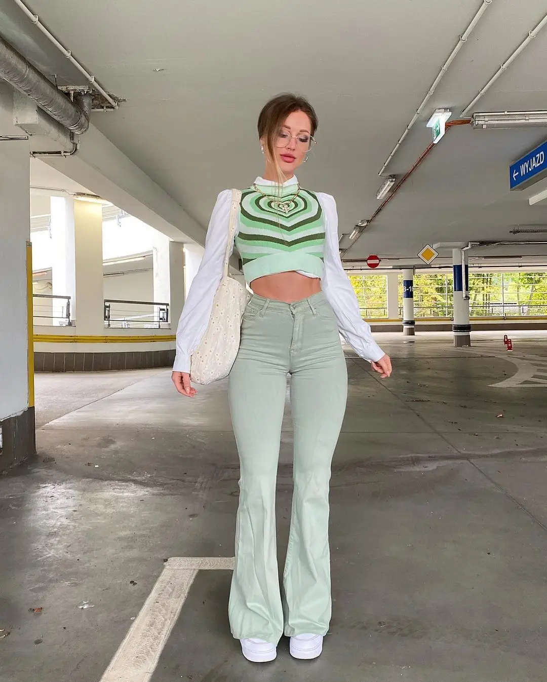 

Women Flare Jeans Pants Button Down Pants Zipper Stretch Jeggings Elastic Denim Cut Leggings Bootcut Casual Fashion Trousers New