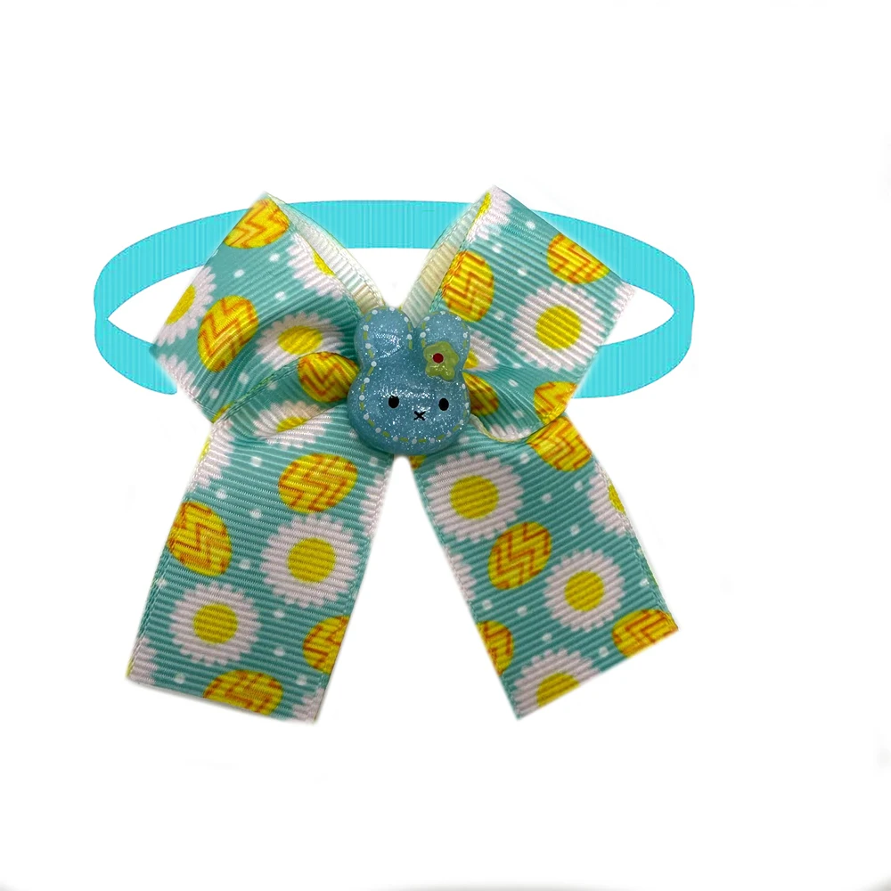 50/100pcs Easter Pet Dog Bow Ties Small Dog Fashion BowTie Adjustable Collar Pet Grooming Bows Dog Accessories for Small Dogs 6