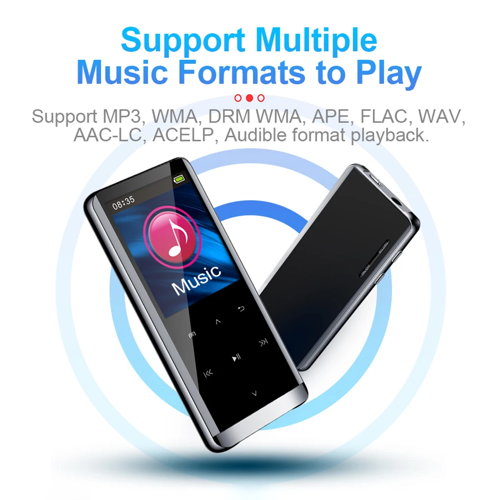 

Compact Size MP3 Player With Touch Key And HIFI Speaker Sound MP3 Player Speaker Multipurpose Speaker Touch Bluetooth