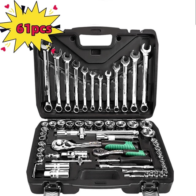 Universal Car Tools Complete Car Repair Emergency Tool Kit Repair Tool Set  Wrenches Engine Repair Tools - AliExpress