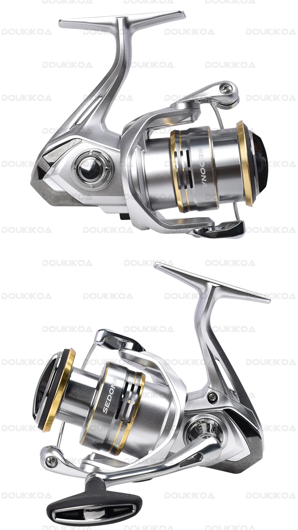 2023 SHIMANO SEDONA Spinn-Angelrollen 5,0:1/6,2:1/4,7:1 Verhältnis 3+1BB HAGANE GEAR 3-11KG Leistung 500-C5000XG – Detail 16