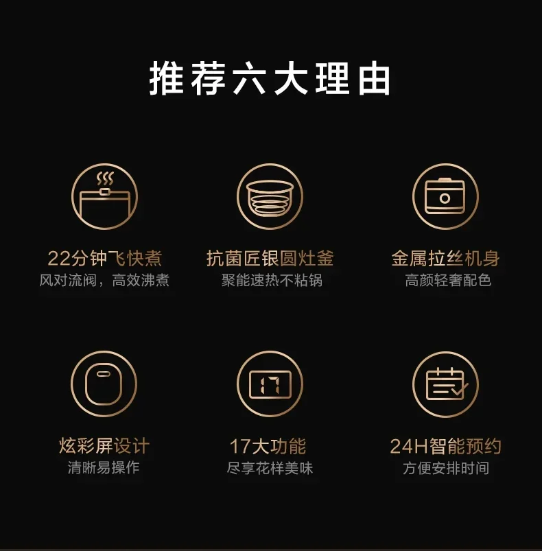 Description Picture 3 of itemMidea Rice Cooker Household 4L Smart Large-capacity Multi-function Rice Cake Steam Fast Rice Cooker 220V Electric Cooker