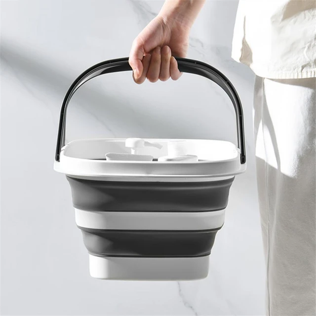 Collapsible Bucket 10L Cleaning Bucket Mop Bucket Folding Foldable