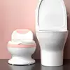 Baby Potty Training Toilet Seat Comfortable Backrest Cartoon Pots Portable Baby Pot For Children Potty Toilet Bedpan #WO 1