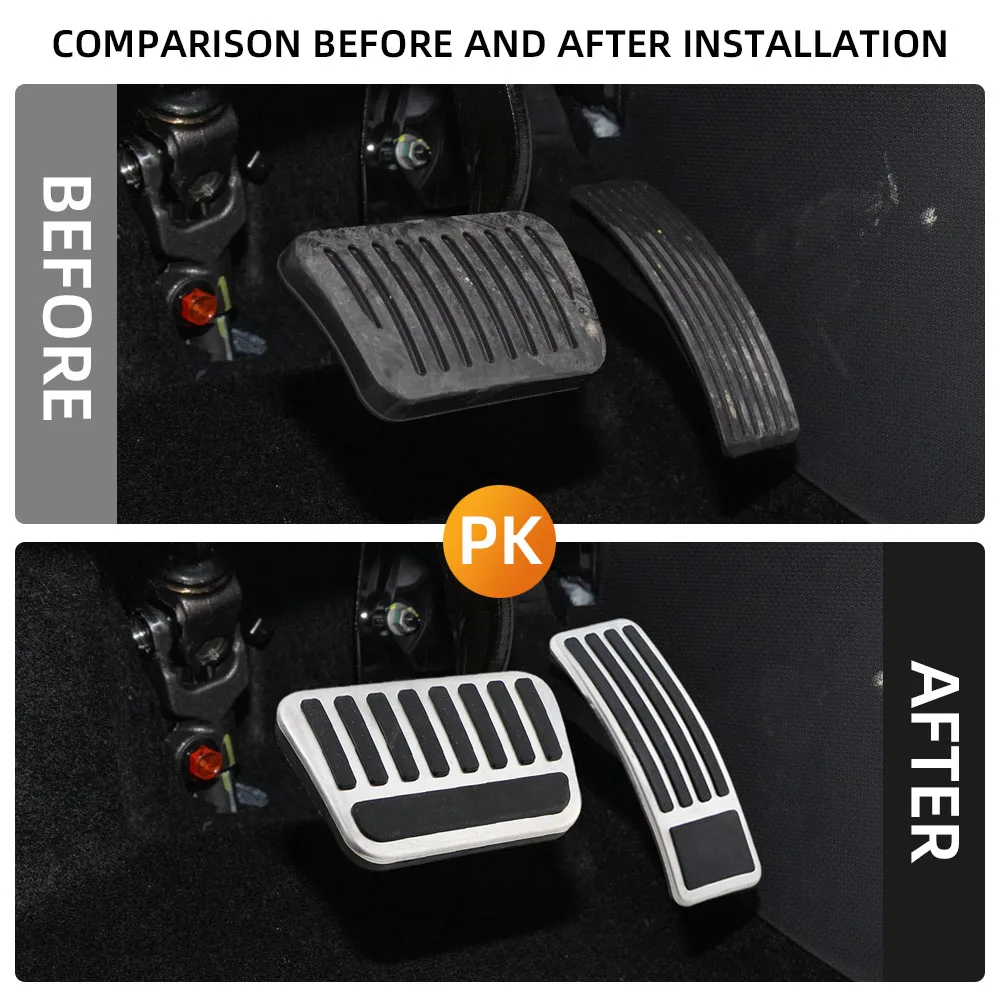 Für BYD Atto 3 Atto 3 2022 2023 2024 2025 Pedale Gas Gaspedal Bremspedal Abdeckung Nicht-slip Pedal Abdeckung schutz Zubehör – Detail 3
