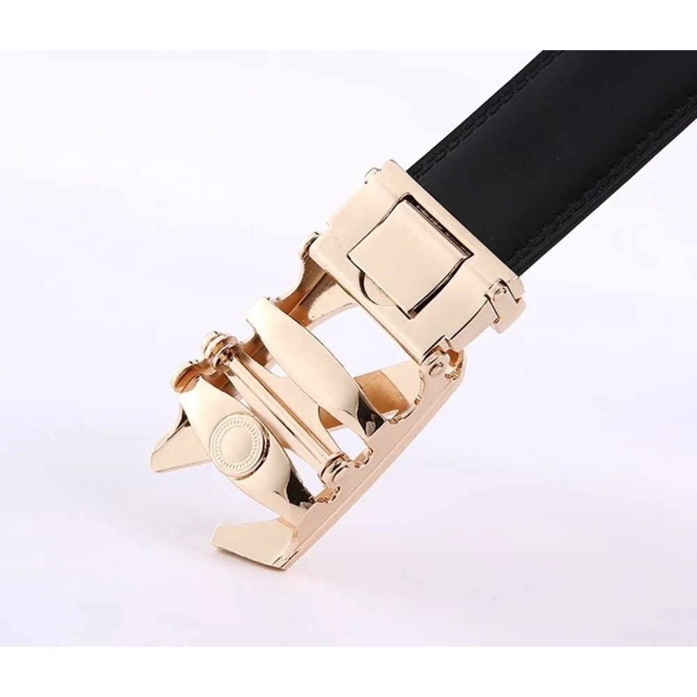 2023 Newhot Selling Casual Automatic Buckle Belt with Hollow Metal Head Business Men's Belt Fashionable and Exquisite Trouser Belt_voghion.com