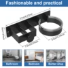 Hair Dryer Holder Wall Mounted Bathroom Hair Straightener Storage Holder Hair Tool Organizer Adhesive Toilet Blower Holder 6