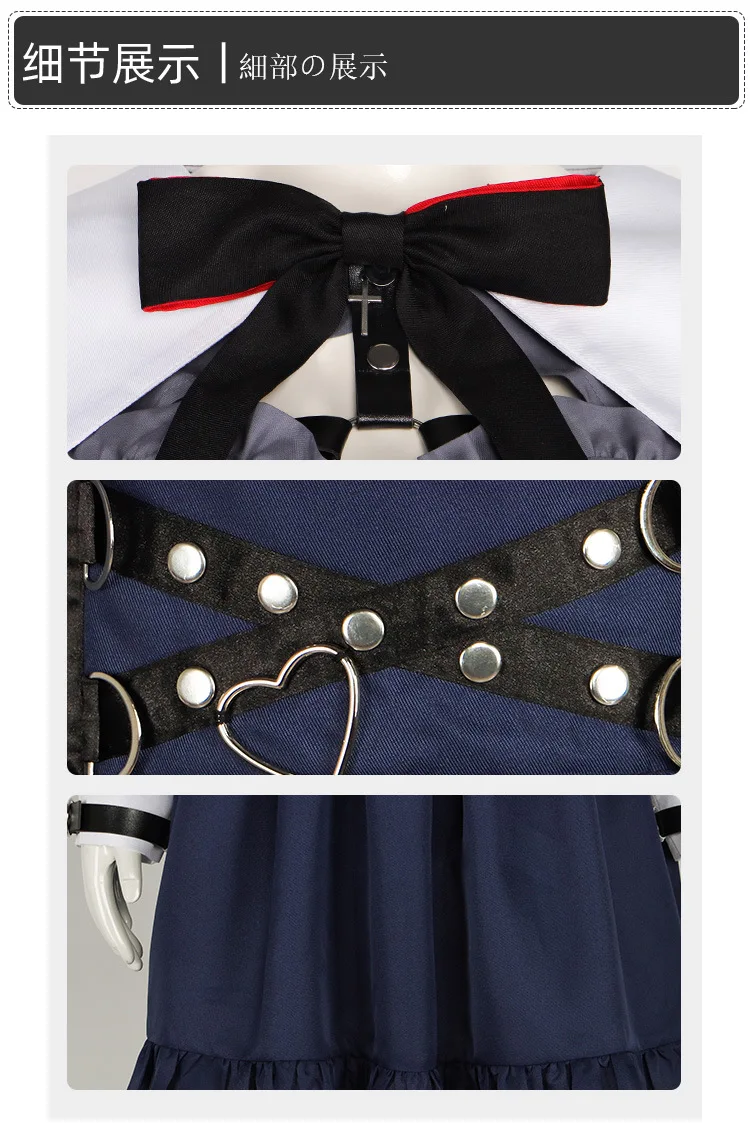 Rainbow Club 2434 Virtual Vtuber: Kuzuha | Uniform Cosplay Costume 22 School Uniform Cosplay Costume