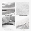 Neck Pillow Neck Support Breathable Stuffable U-shaped Pillow With Hidden Zipper Adjustable Drawstring Neck Pillow For Travel 6