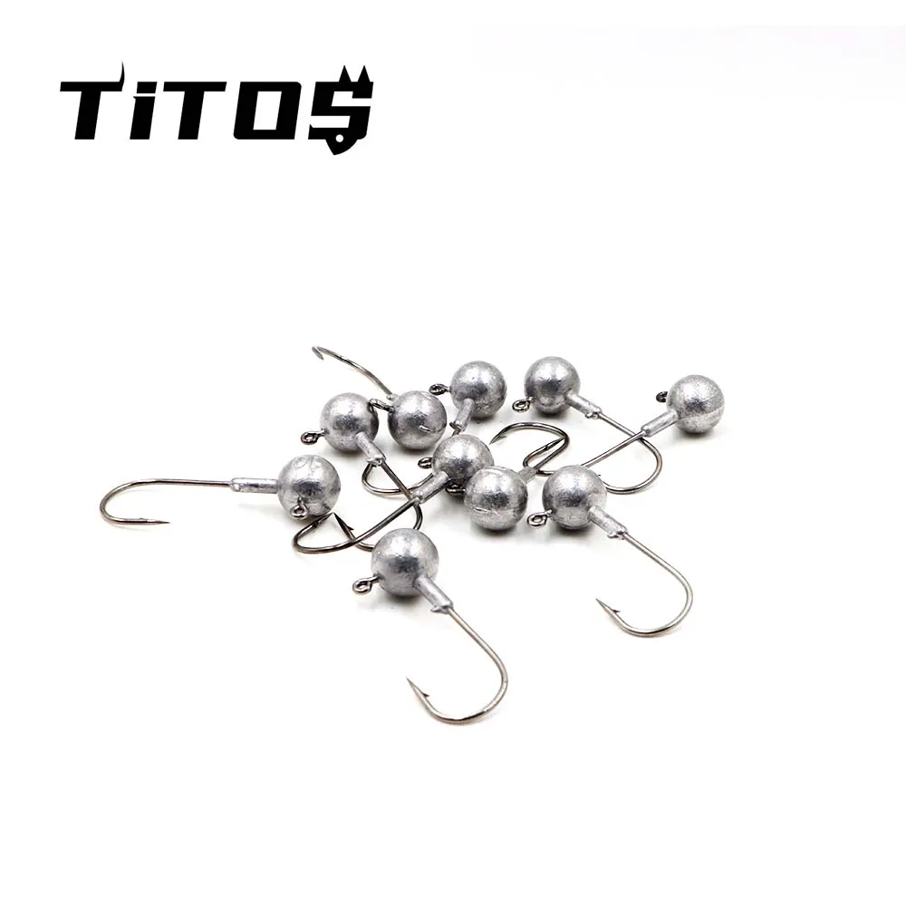 Hameçons De Pêche Tête Plombée Jighead Debout 25/50 Pièces - 1/8 Oz à 3/8 Oz