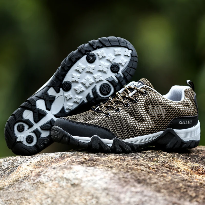 

2023 men couple style outdoor hiking shoes casual sports women sneakers couple Climbing Plus size couples