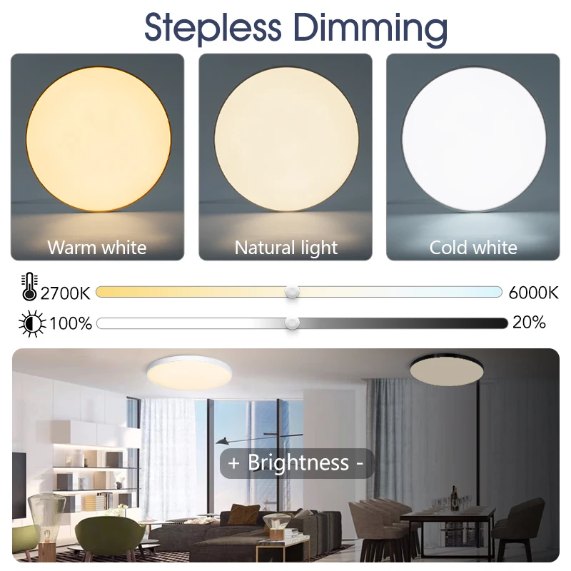 Smart RGB Dimmable LED Ceiling Light (30W/36W) 2
