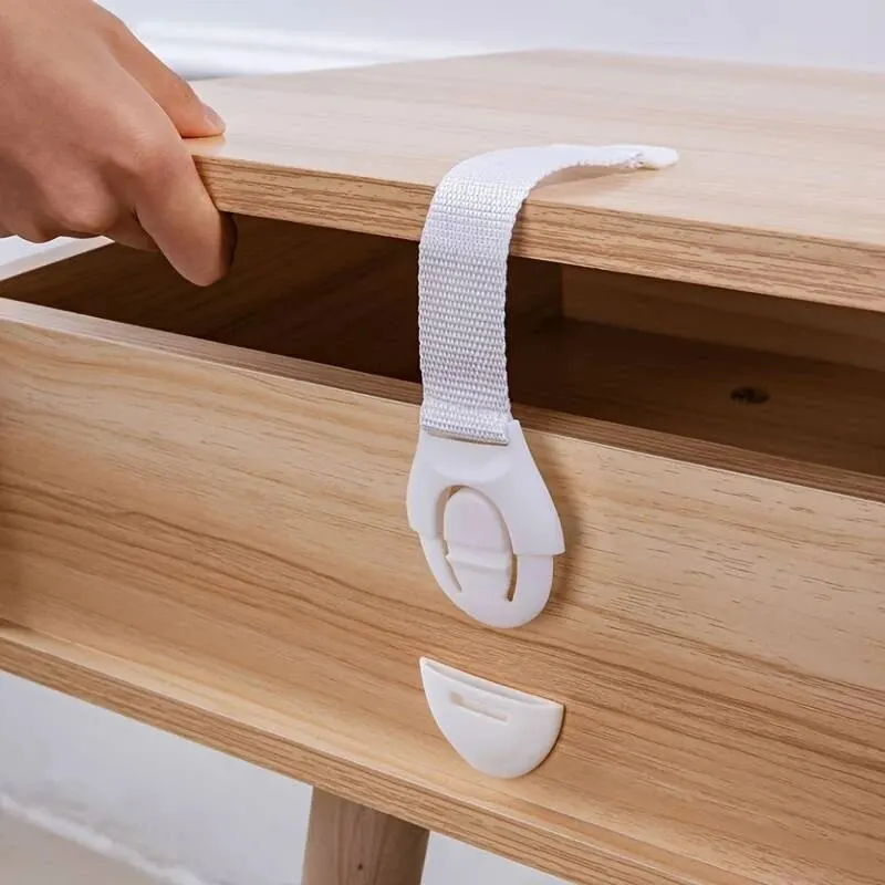 Child Lock 10PCS Baby Safety Lock Drawer Lock Multi-functional Anti-pinch Safety Toilet Latch Products