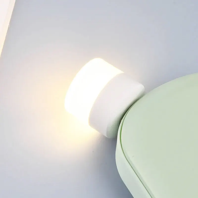 

ZK50 10pcs USB Night Light Warm Light Portable Mini Bedroom Eye Protection LED Mood Light Emergency Light